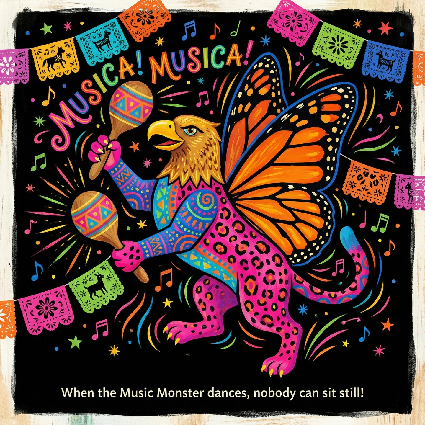 Sample story page - El Monstruo de la Musica