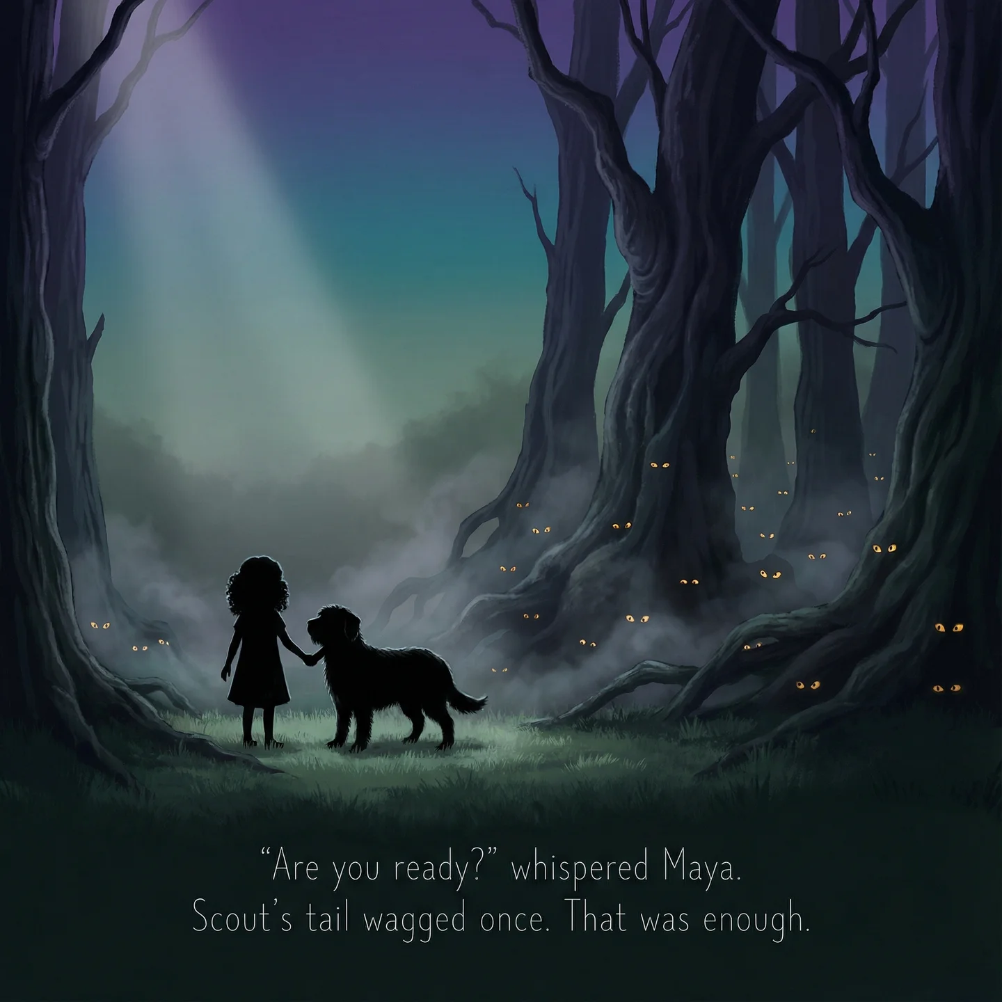 Sample story page - The Edge of Darkling Wood